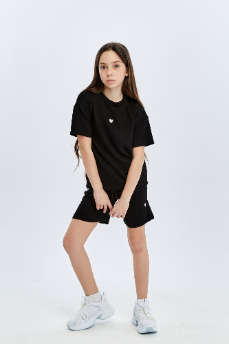 Resim Yenikoza Kız Çocuk Şort Takım