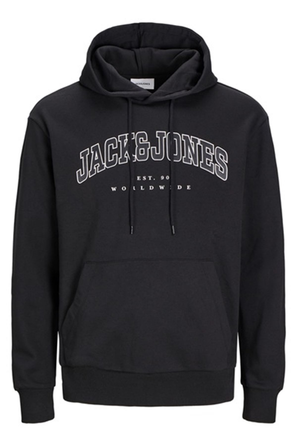 Resim Jack & Jones Jjecaleb Varsıty Sweat Hood Noos Erkek Sweat 12256521