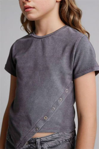 Resim Defacto Kız Çocuk T-shirt H1082A8/AR217