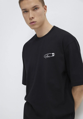 Resim Mavi Erkek T-shirt M0613149-900