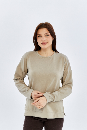 Resim Viole&More Kadın Pantolon Takım 2354  Yırtmaçlı Modal Klasik