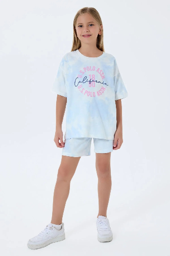 Resim U.S. Polo Assn Kids Kız Çocuk Şort Takım Us2514-4