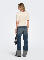 Resim Only Onlmeddı Ss Contrast Polo Cc Knt Kadın T-Shirt 15363165