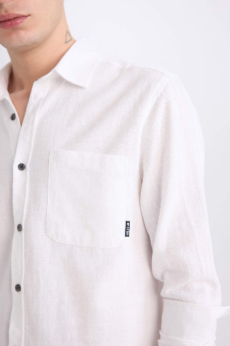 Resim Defacto Erkek Uzun Kol Gömlek D7079AX/WT34