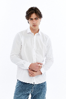 Resim Süvari Wonder Slım Uzun Erkek Gömlek GM1007100707