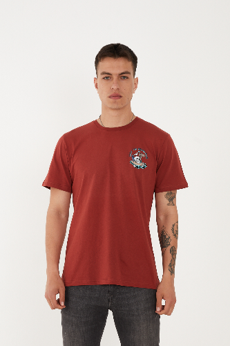 Resim Paul&More T-004 Skull Erkek T-Shirt