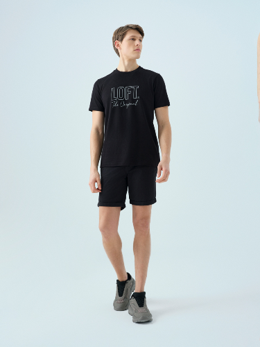 Resim Loft Erkek Regular Fit Penye Şort LF2035010