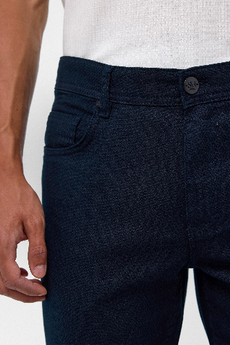 Resim Süvari Slim Kalıp 5 Cep Erkek Kanvas Pantolon PN2020500682