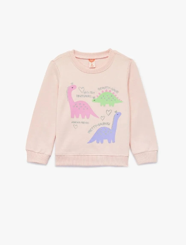 Resim Koton Kız Bebek Sweat 6Wmg10065Ak