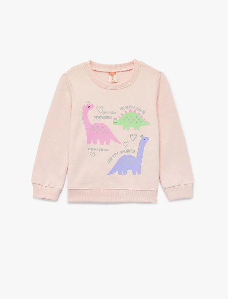 Resim Koton Kız Bebek Sweat 6Wmg10065Ak