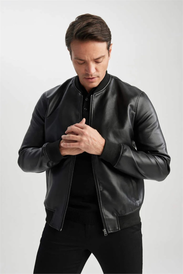 Resim Defacto Erkek  Deri Mont ve Ceket Y5367AZ/BK27