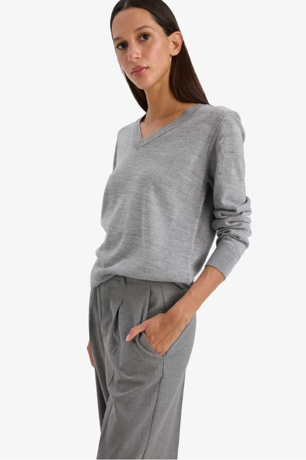 Resim Defacto Kadın  Kazak C4024AX/GR456