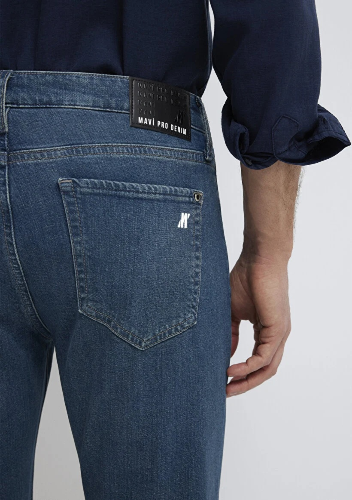 Resim Mavi Marcus Erkek Jean Pantolon M00351A1735