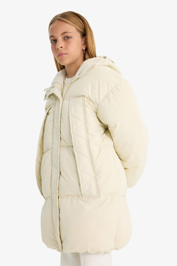 Resim Defacto Kız Çocuk Mont E8904A8/BG712