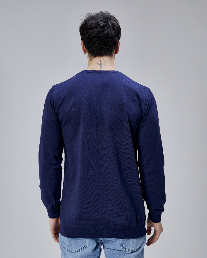 Resim Paul&More Erkek Sweat What Baskı 0 Yaka 2 İp