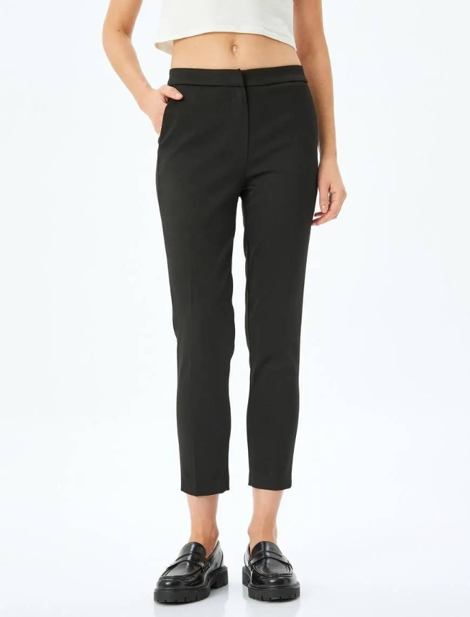 Resim Koton Kadın  Kanvas Pantolon 5SAK40039UW