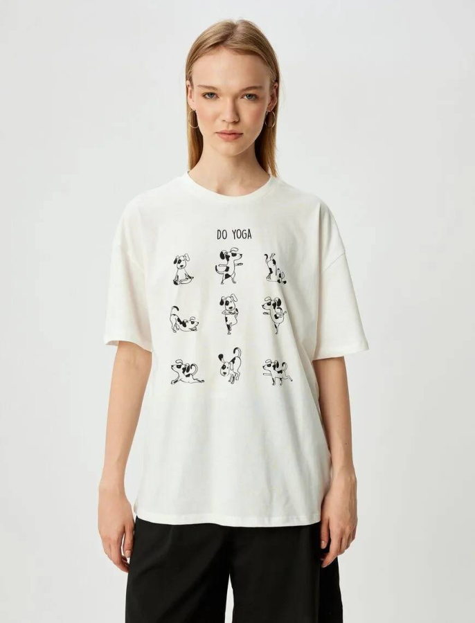 Resim Koton Kadın T-shirt 5SAL10025IK