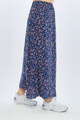 Resim Viole&More Kadın Etek Uzun Önden Düğmeli