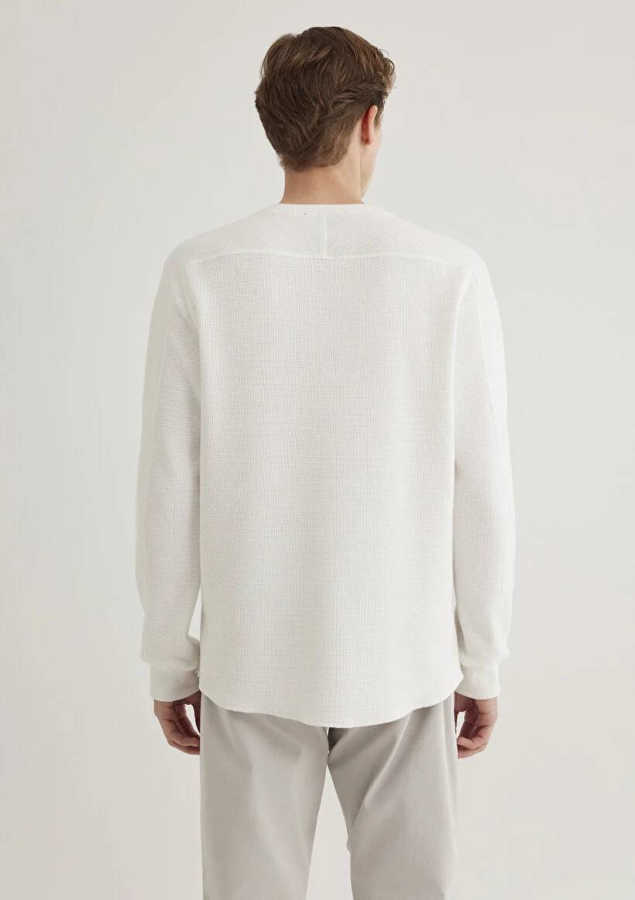 Resim Mavi Uzun Kol Erkek Sweat M0610106-70054