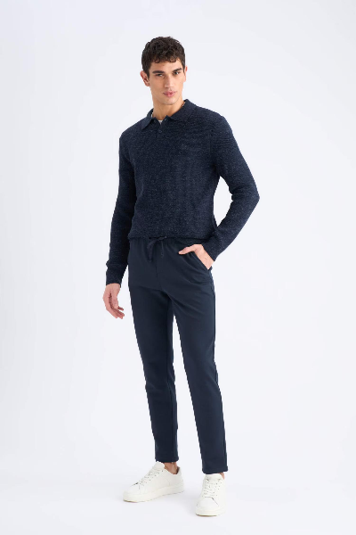 Resim Defacto Erkek  Kanvas Pantolon C6022AX/NV64