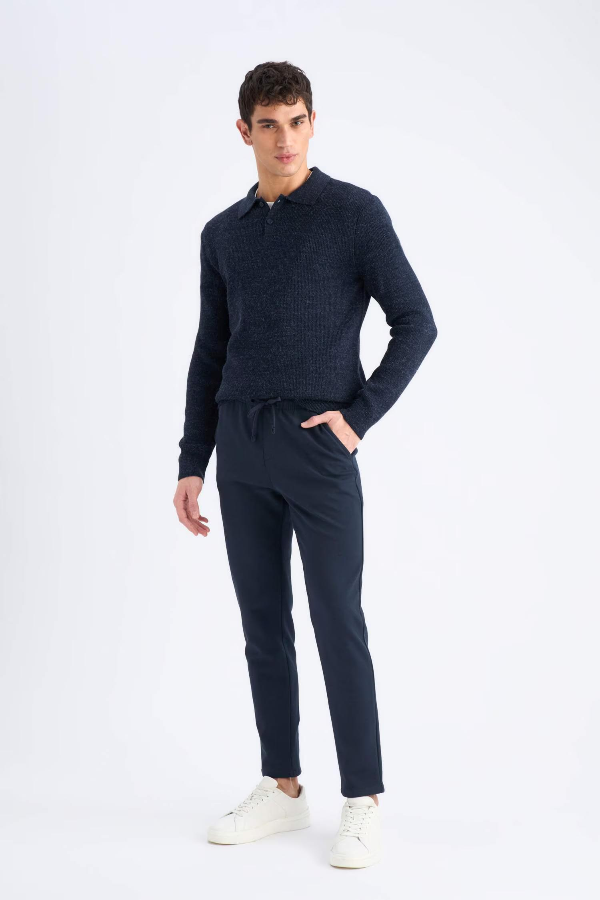 Resim Defacto Erkek  Kanvas Pantolon C6022AX/NV64