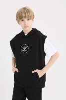 Resim Defacto Erkek Çocuk  Sweat Takım D8572A8/BK81