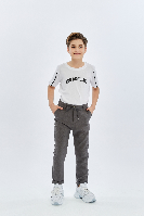 Resim Yenikoza Erkek Çocuk Kanvas Pantolon