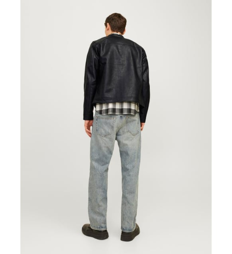 Resim Jack & Jones Jjedylan Clean Pu Jacket Noos Erkek Deri Mont ve Ceket 12261195