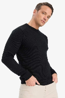 Resim Defacto Erkek  Kazak C8814AX/BK27