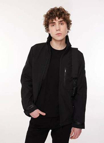 Resim Mavi Erkek Dik Yaka Mont M0110339-900