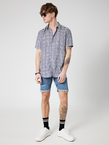 Resim Loft Erkek Relax Fit Kısa Kol Gömlek LF2039535