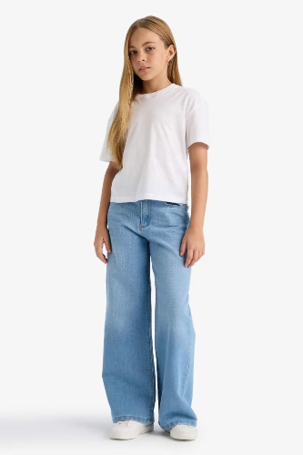 Resim Defacto Kız Çocuk  Jean Pantolon E5881A8/NM39