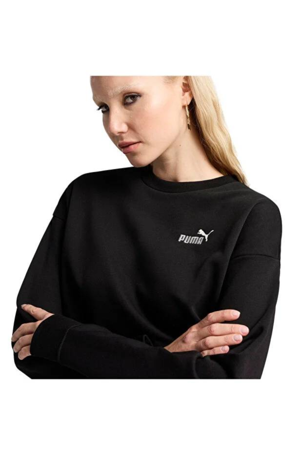 Resim Puma Ess No.1 Logo Relaxed Crew Kadın Sweat 684975-01