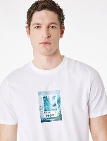 Resim Koton Erkek T-shirt 6SAM10009MK