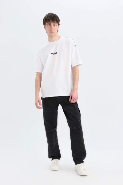 Resim Defacto Erkek  T-shirt D5600AX/WT34