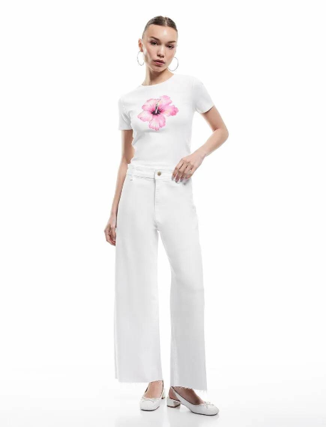 Resim Koton Kadın Jean Pantolon 5Sal40007Mw