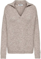 Resim Only Onlmaggıe Lıfe Ls Splıt Neck Cc Knt Kazak 15324310