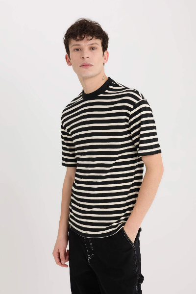 Resim Defacto Erkek  T-shirt B5910AX/BK81
