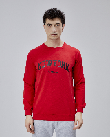 Resim Paul&More Erkek Sweat New York Baskı 0 Yaka 2 İp