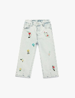 Resim Koton Kız Bebek Jean Pantolon 6SMG40016AD