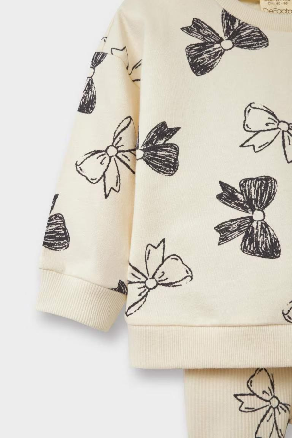 Resim Defacto Kız Bebek  Sweat Takım F0508A5/ER99