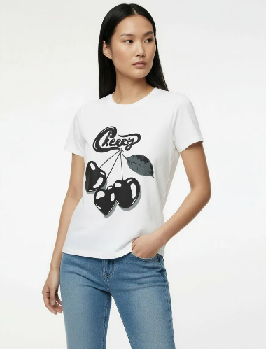 Resim Koton Kadın T-shirt 6SAL10075IK