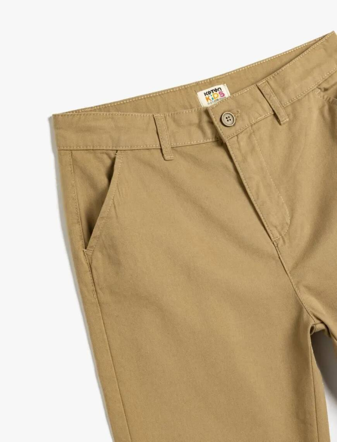 Resim Koton Erkek Çocuk Kanvas Pantolon 5WKB40057TW