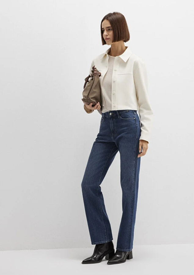 Resim Mavi  Jane Kadın Jean Pantolon M1010917-91354