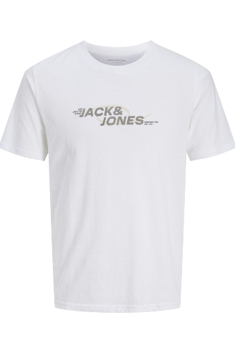 Resim Jack & Jones Jcotarmac Prınt Tee Ss Crew Neck Fst  Erkek T-Shirt 12276408