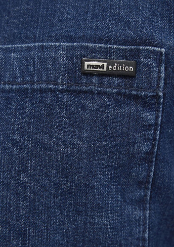 Resim Mavi Eric Erkek Jean Gömlek M0211504-91348