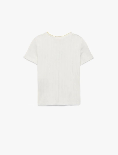 Resim Koton Kız Çocuk T-shirt 6SKG10181AK