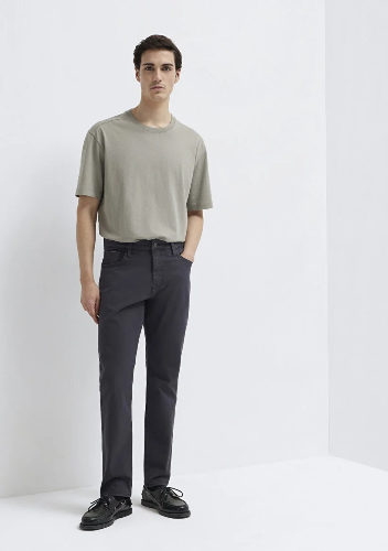 Resim Mavi Milan Erkek Kanvas Pantolon M00810A2796