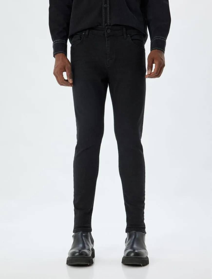 Resim Koton Erkek Jean Pantolon 6Wam40067Nd