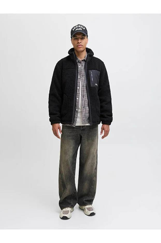Resim Jack & Jones Jjesoho Teddy Jacket Noos Erkek Ceket 12278784
